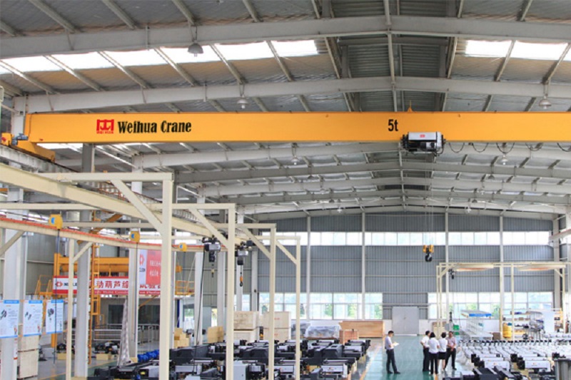 Electric hoist single-girder bridge crane